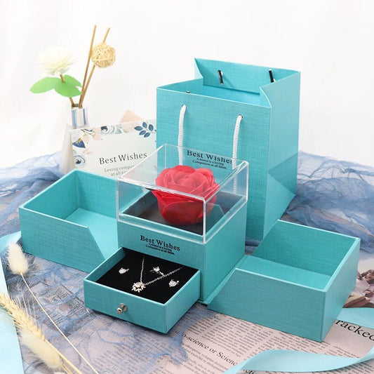 Rose Jewelry Box Set