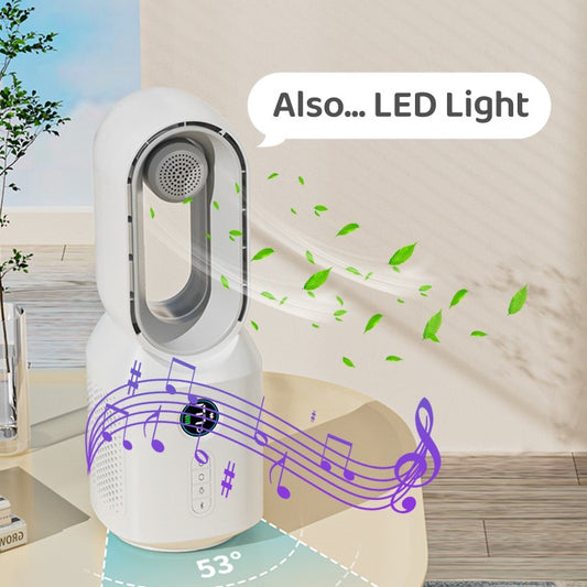 Lüfter Bluetooth-Lautsprecher mit LED-Nachtlicht