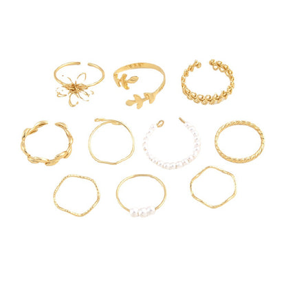 Flower Ring Set