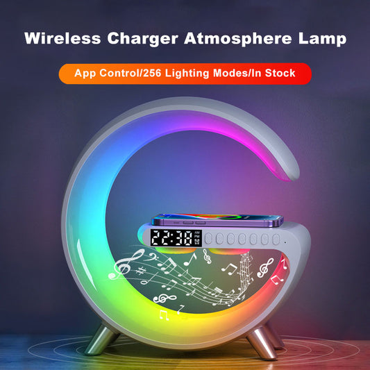 LED Lamp Bluetooth Speake Wireless Charger